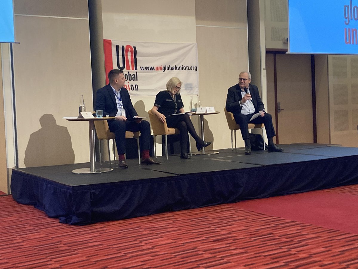 Conférence UNI Global à Bucarest les 2 et 3 mars. Avec l'accord mondial Teleperformance, première étape franchie. Il faut maintenir la pression pour s’assurer de son application, et continuer à revendiquer de nouveaux droits, en France et dans le monde <a href="/FECFO/">Fédération des Employés et Cadres FO</a> <a href="/uniglobalunion/">UNI Global Union</a>