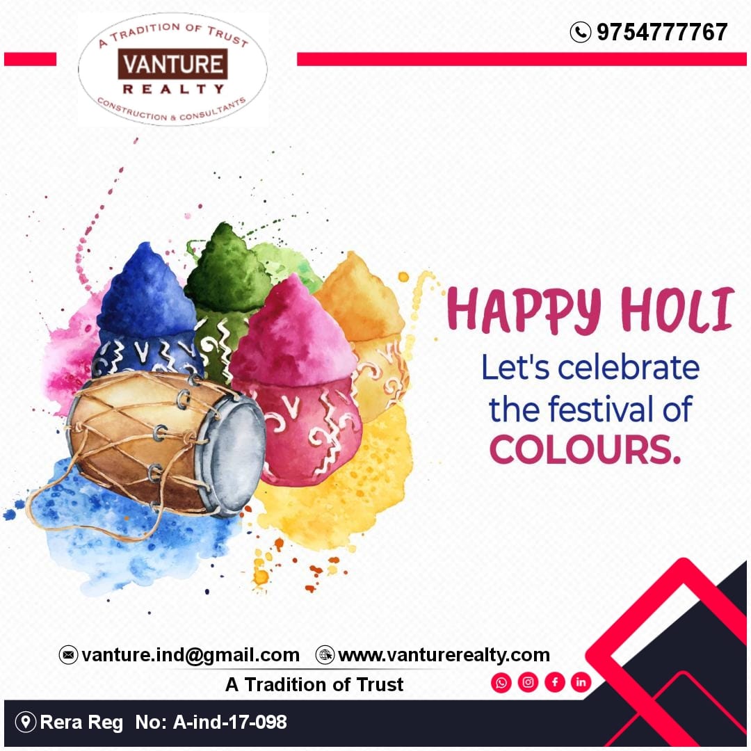 vantureindore's tweet image. 🙏 Happy Holi 🙏