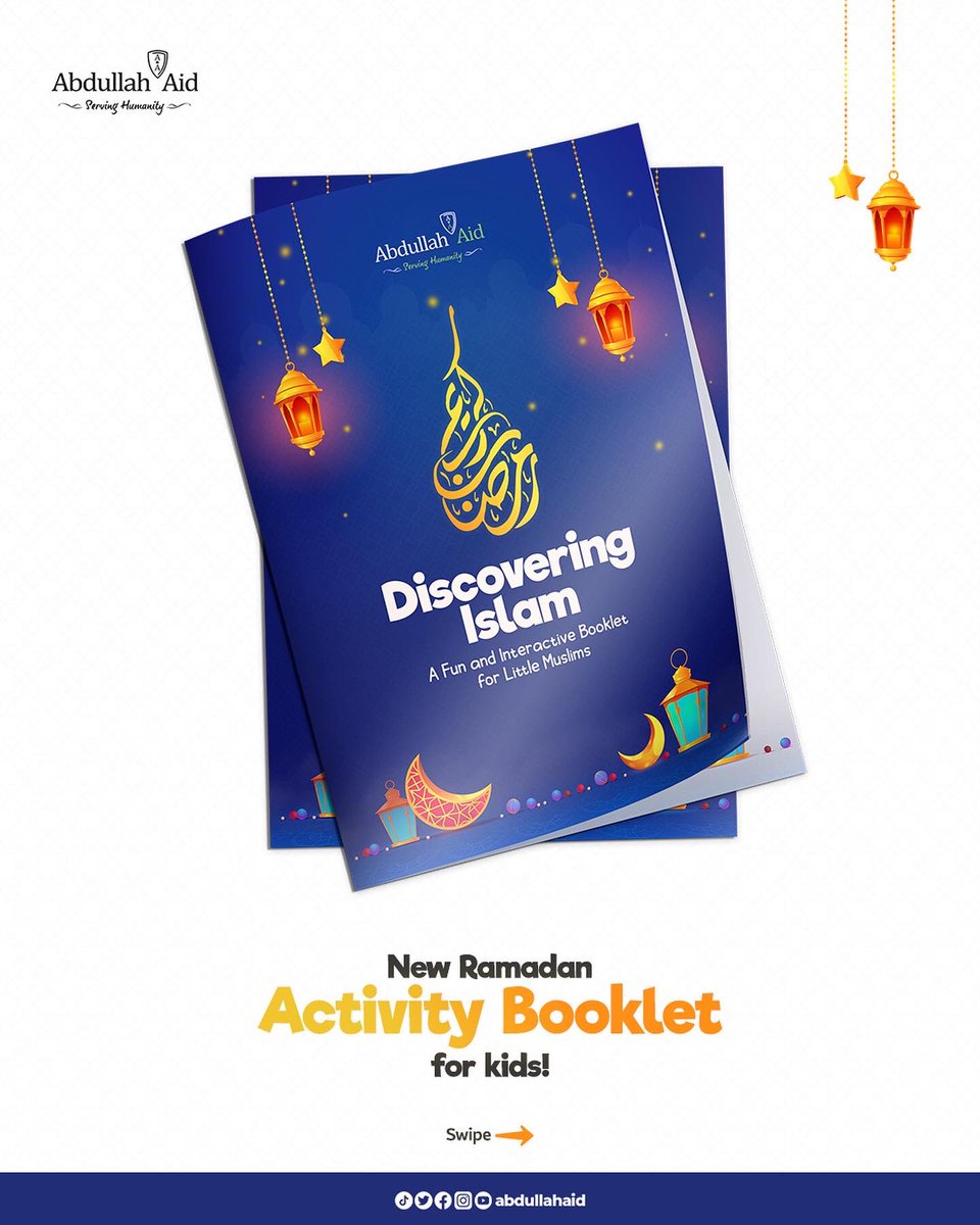 abdullahaiduk's tweet photo. Get your kids excited about Ramadan with our fun activity booklet! From coloring pages to puzzles and more, it's the perfect way to teach your children about the blessed month. Place your FREE order today. #RamadanActivities #RamadanForKids #IslamicEducation #MuslimParenting https://t.co/dBYA7QtV5I