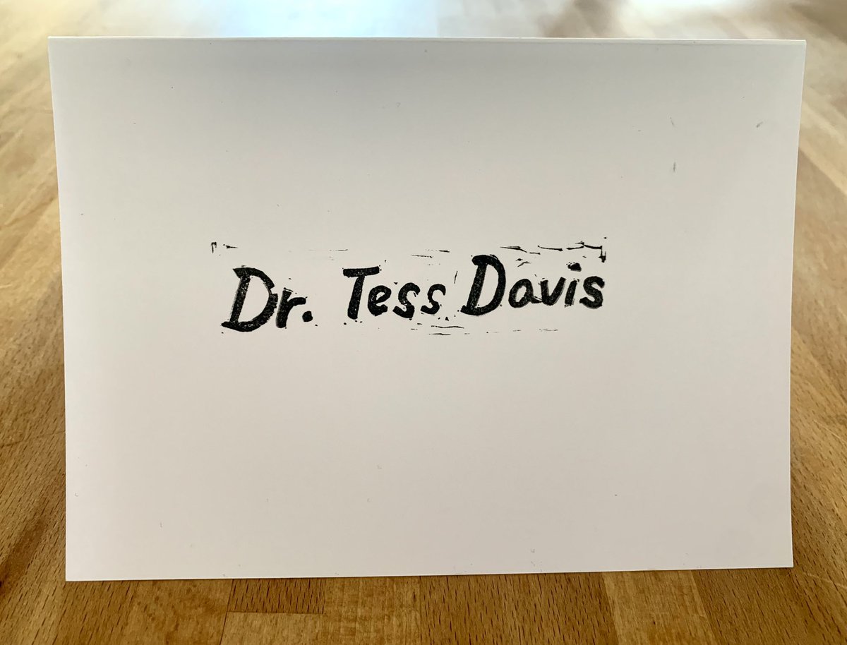 TessDavisPsy's tweet photo. Excited to announce that I passed my viva yesterday with minor corrections!

A huge thank you to my external examiner @eegarnett89 and my internal examiner @LisaDeBruine for such interesting and important discussions, and to @robustgar for convening.

Lino Art by Es Freeman ⭐️ https://t.co/3f83uYAs4L