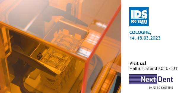 nextdentbv's tweet photo. The #3dsystems NextDent 5100 printer can deliver up to 30 orthodontic models in less then 2 hours with vertical stacked printing. Please visit us at IDS next week and learn all about the capabilities of this high-speed 3D printer.

#ids2023 #digitaldentistry #Nextdent5100 https://t.co/PquYqZevjU