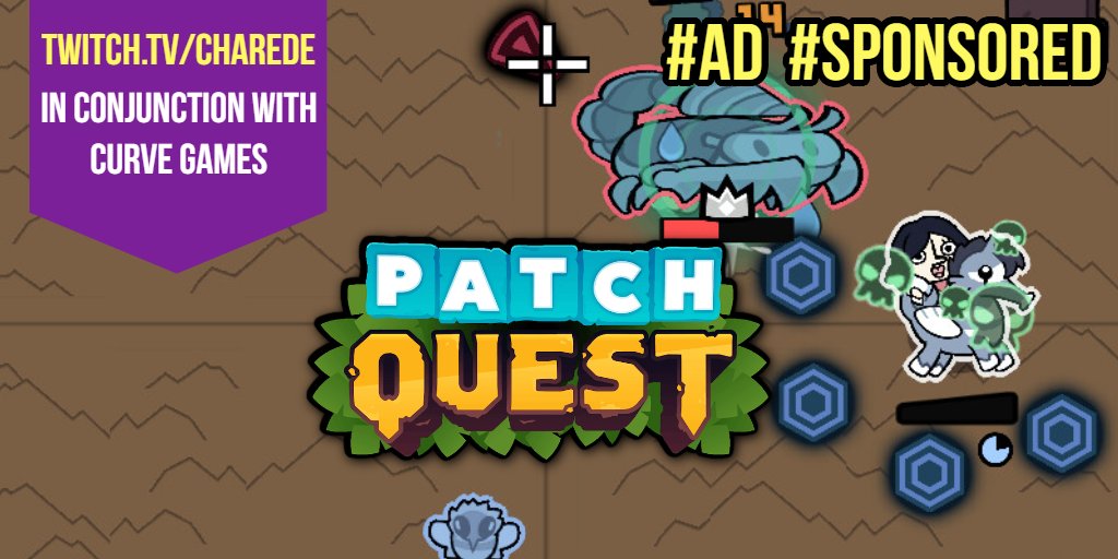 Charede (@charedegaming) on Twitter photo #Ad I'm live @ twitch.tv/charede chilling on War Thunder. Later checking out <a href="/PatchQuest/">Patch Quest | ✨OUT NOW!✨</a> by Lychee Game Labs
Wishlist & buy Patch Quest @ bit.ly/3J7mPig
Today's stream is sponsored by <a href="/curvegames/">Curve Games</a> & Catapult #twitchtv #patchquest #indiegame #Ad I'm live @ twitch.tv/charede chilling on War Thunder. Later checking out <a href="/PatchQuest/">Patch Quest | ✨OUT NOW!✨</a> by Lychee Game Labs
Wishlist & buy Patch Quest @ bit.ly/3J7mPig
Today's stream is sponsored by <a href="/curvegames/">Curve Games</a> & Catapult #twitchtv #patchquest #indiegame