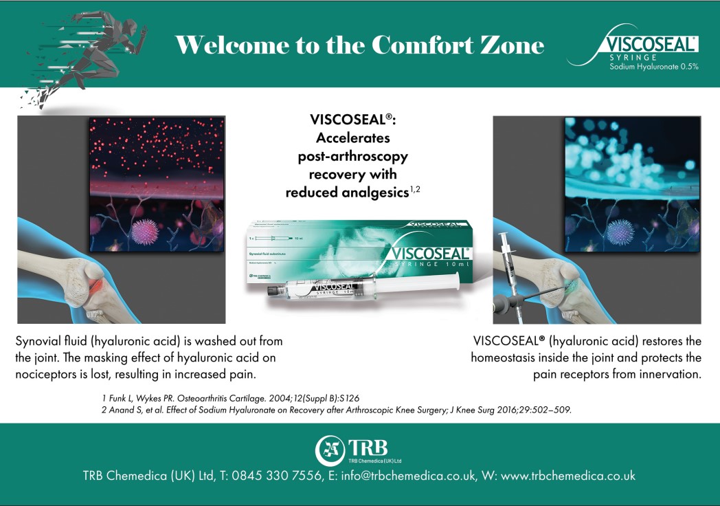 In this month's Journal for Trauma &amp; Orthopaedics from <a href="/BritOrthopaedic/">BOA</a>, their first of 2023, you'll find the two adverts for our surgical portfolio; Arthrozheal &amp; Viscoseal. You can find the full digital version here: boa.ac.uk/resources/know…