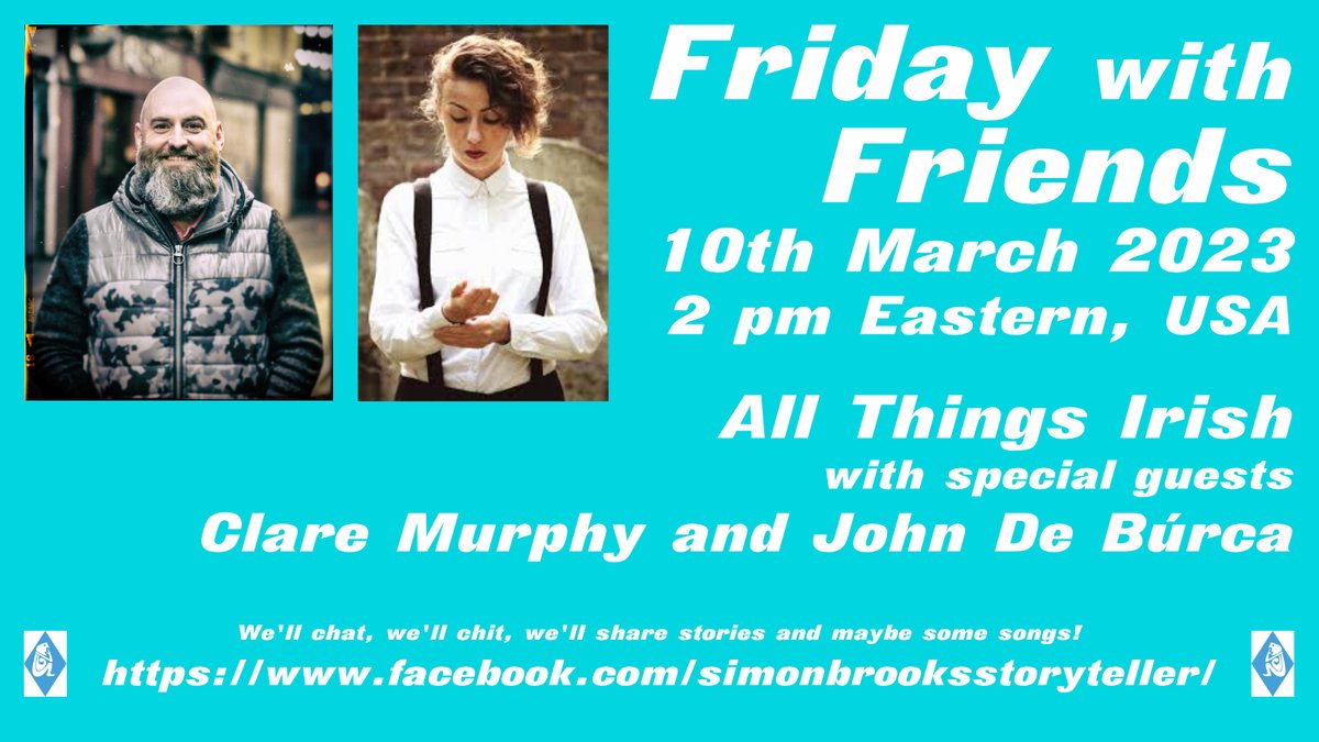 #TheLastFiveSwords 
Delighted that this conversation is happening this week with @JohnDeBurca and #SimonBrooks storyteller.  Catch it over on the FB land.