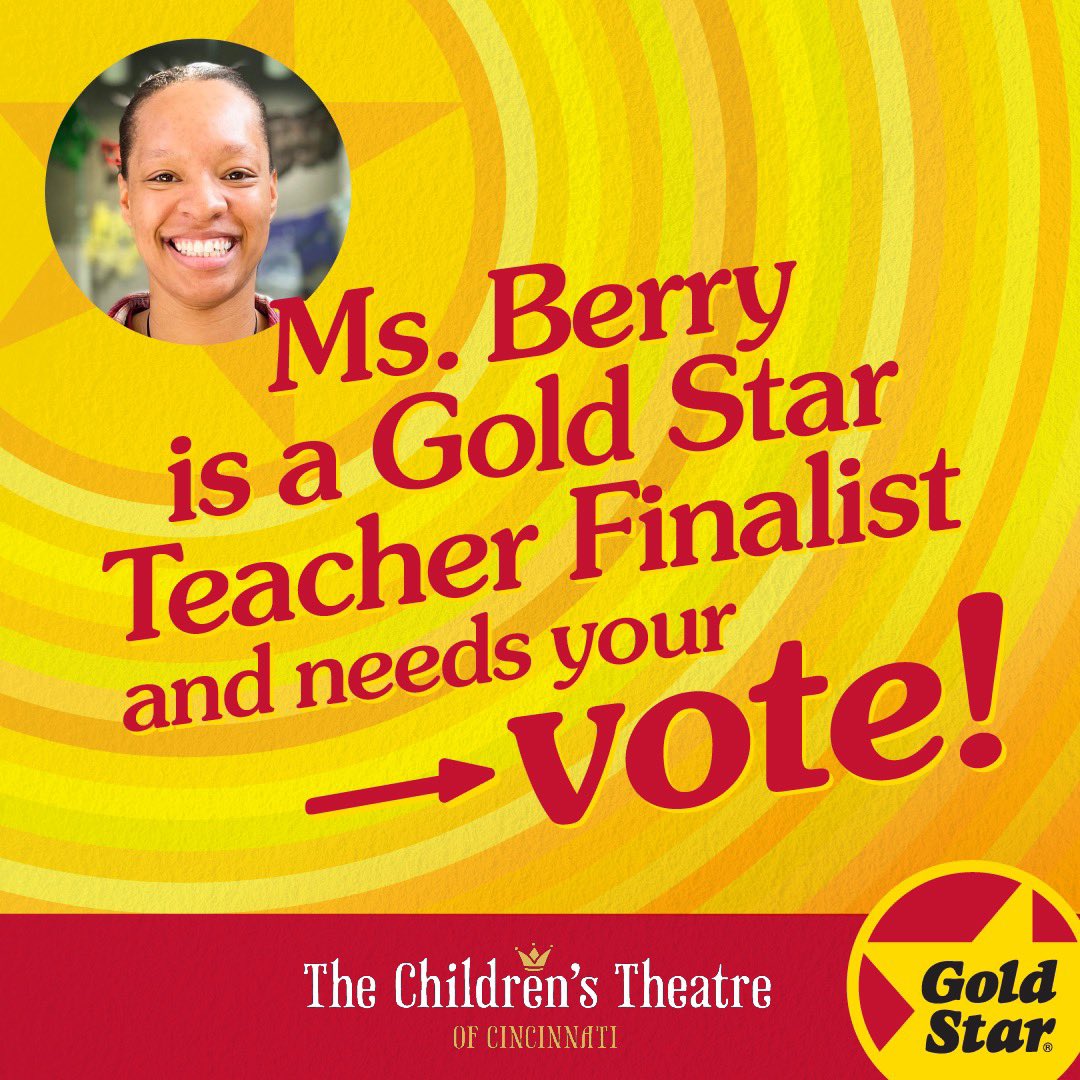 Voting ends THIS Friday for the <a href="/goldstarchili/">Gold Star</a> Teacher Award!

Please continue voting every day until then!!! 🌟❤️

You can vote on goldstarchili.com/goldstarteacher AND by texting “Berry” to 24454