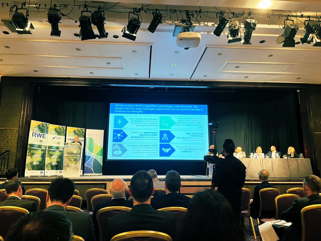Great turnout of 500+ for the 19th annual UK #Hydrogen &amp; Fuel Cell Conference in Birmingham – building momentum for a 10GW hydrogen economy by 2030 
#CCSHFC2023