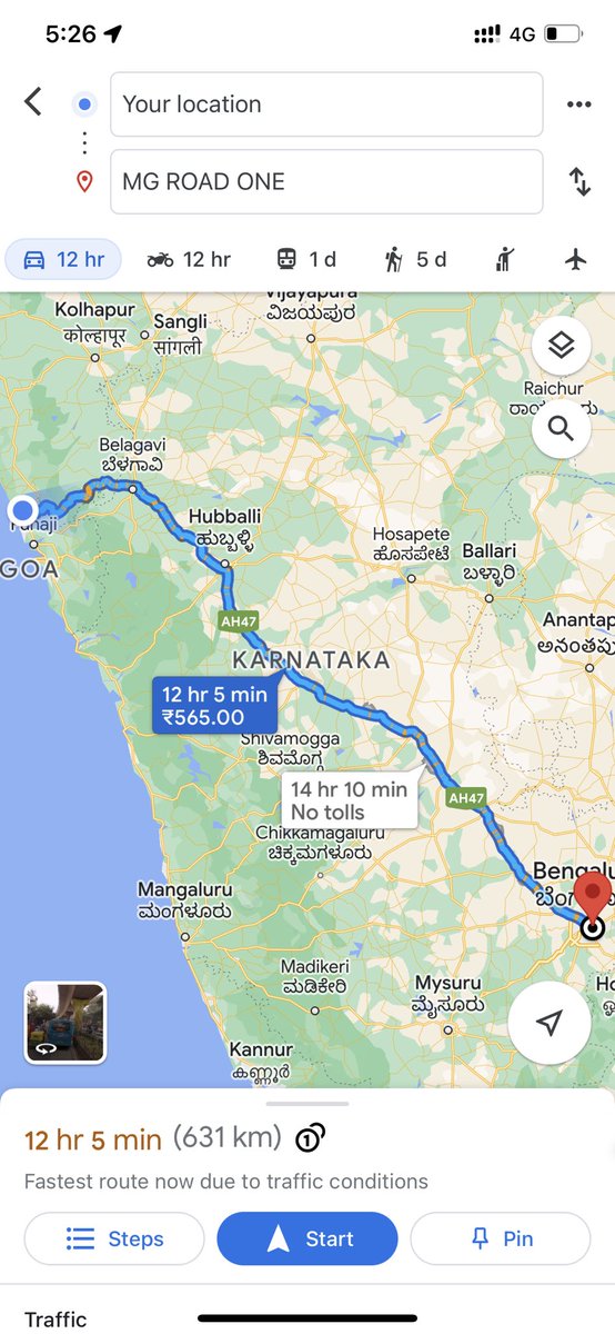 So #Goa to #Banglore @googlemaps says 12 hours ! What do you think will @MahindraBolero #neo #BeatTheClock ? #Drive begins @ 4 am tomorrow morning 🥳 #GoaToBanglore for #ChildOnlineSafety powered by @WrangaApp 🙌