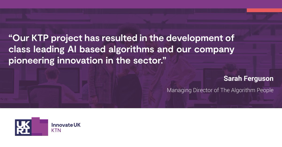 This week we are celebrating Women that have embraced a Knowledge Transfer Partnership (KTP). Here is what some of our Business leaders have to say about the impact that being part of a KTP can have. Read more about here bit.ly/3L2fphh