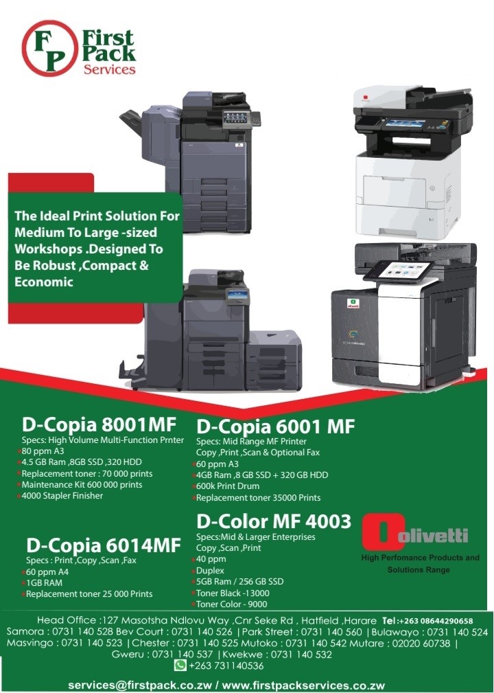FirstPackServic's tweet image. It is a Tuesday, We Choose Olivetti Photocopiers💥💥💥....Do you know why?These are the reasons #PrintMoreForLess #IntuitiveOperation #Environmentallyfriendly
#LowManagementCosts
#QualityOutput only @Firstpackservices #totalictsolution