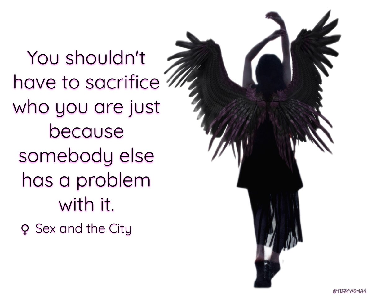 #MorningVibe I will not be judged by you or society. ♀ Sex and the City #YouBeYou #TheNationalInspirer