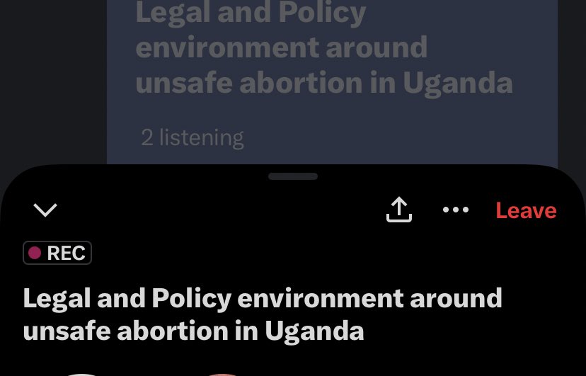 TracyKirabo4's tweet photo. We are on๐ฅ
Tune in using link https://t.co/OXyg9rxYCz to catch the conversation on legal and policy environment around unsafe abortion in Uganda.
#SafeAndLegal https://t.co/HhIWSsz5L9