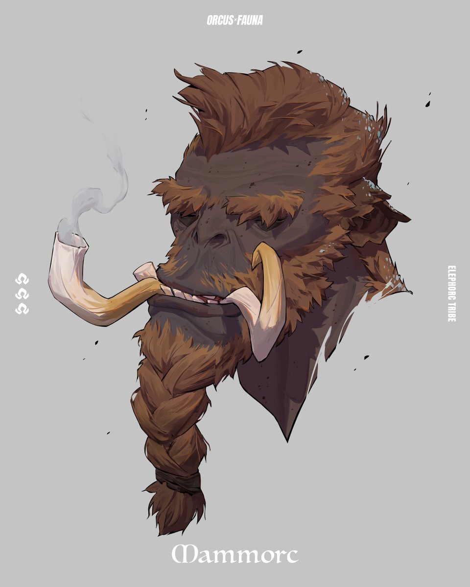 「Mammorc of the Elephorc tribeMammorc is 」|Patrick Gañasのイラスト