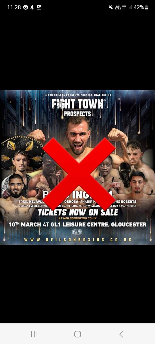 😢 Gutted 😢

Sorry to everyone who had bought a ticket 🙈 please contact me for a refund 👍