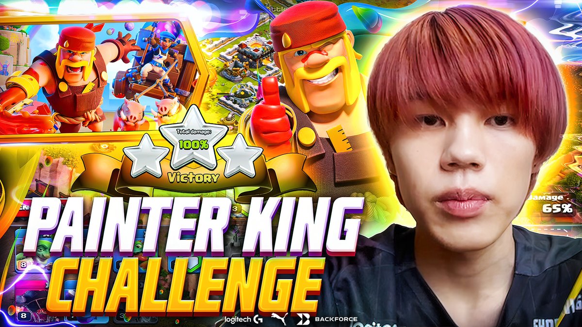 Easily 3 Star the Painter King Challenge (Clash of Clans) 