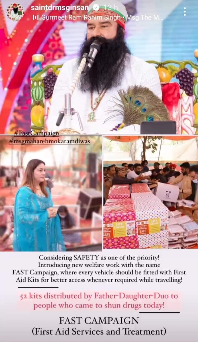 SoniaSk67102776's tweet photo. #fastcampaign 
Saint Gurmeet Ram Rahim Ji https://t.co/P2PyYYd4Pv