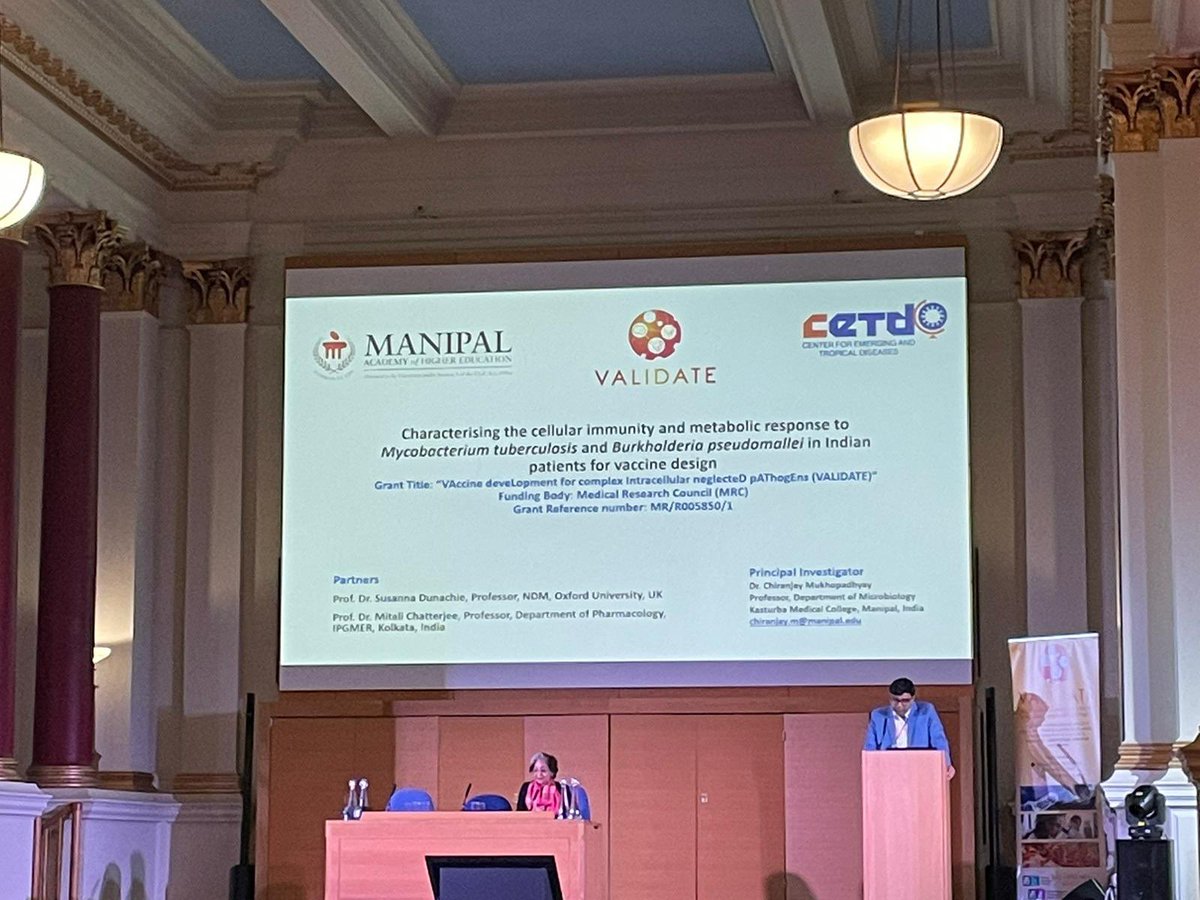 NetworkValidate's tweet photo. And finally, before we go to a break, Prof Chiranjay Mukhopadhyay from MAHE will present ‘Characterising the cellular immunity and metabolic response to Mtb and Bps in Indian patients for vaccine design #validate2023 @Chiranjay12 https://t.co/rL56z9xagZ