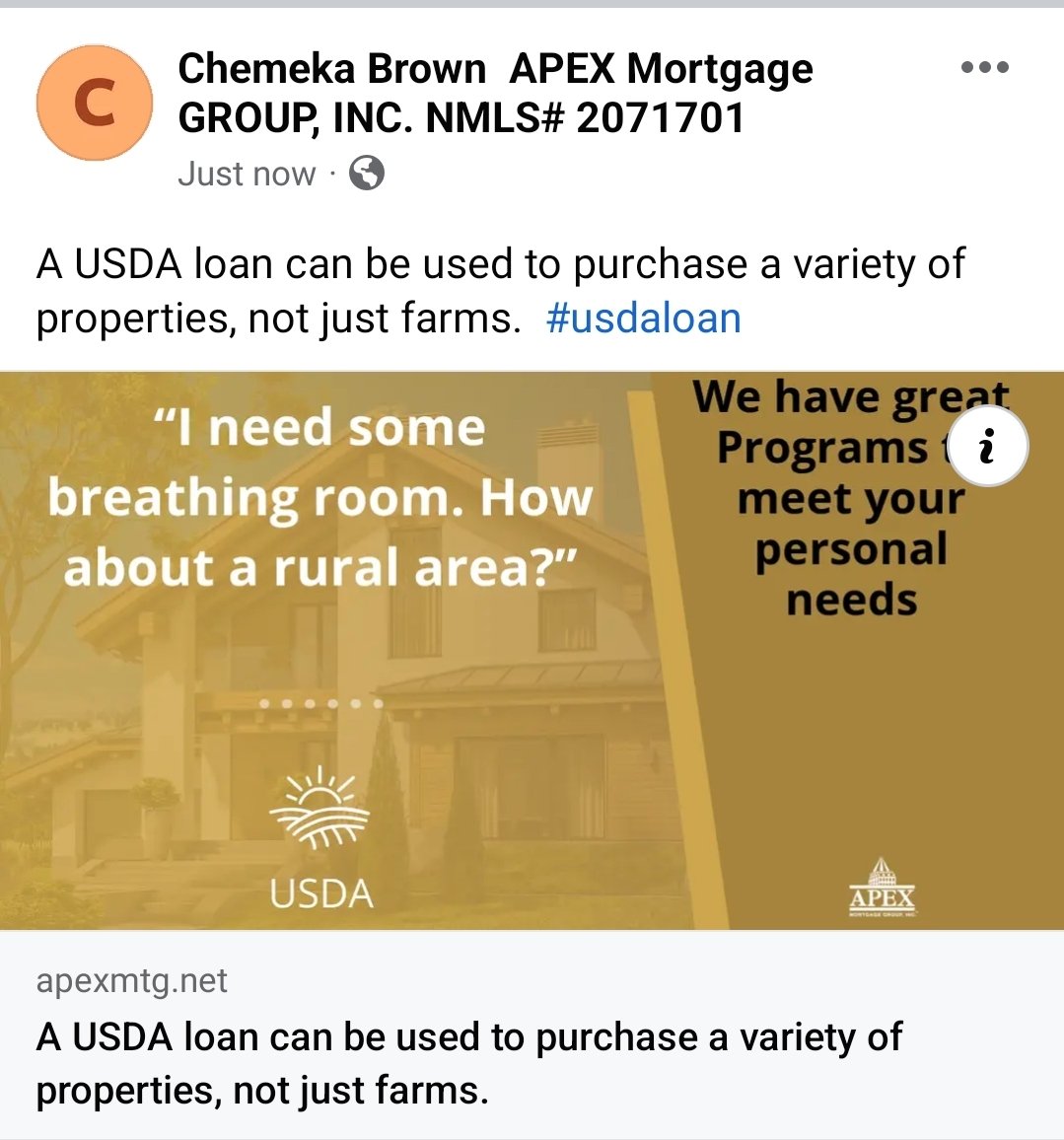 #ApexMortgageGroup
#USDAloan
#MortgageMadeEasy