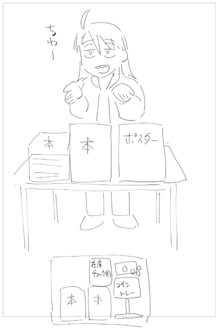 これはフォロワーに送った弊スペース内の配置図 