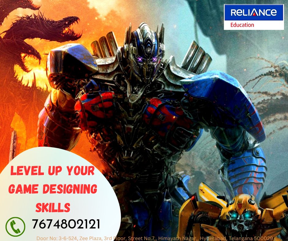 Level up your Game designing skills with Reliance animation.
We have the best faculty with 25+ years experience and we also assist you the 100% placement.

#gamedesigning #gamedesigningcourse #gaming #bestgaminginstitute #vfx #gamedevelopment #relianceanimation #trendingnow