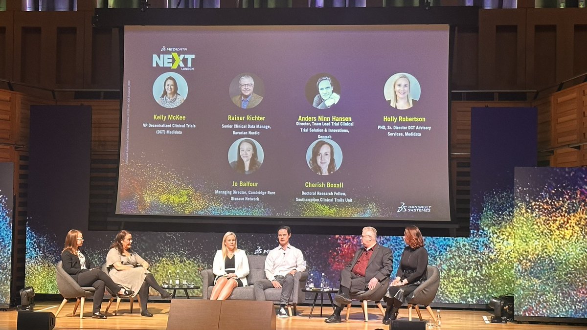 <a href="/kellyjmckee/">Kelly Johnston McKee</a> and <a href="/hrhrobertson/">Holly Robertson</a> are Spilling the Tea on DCTs with Rainer Richter, Jo Balfour, Cherish Boxall and Anderson Hansen <a href="/Medidata/">Medidata</a> #MedidataNEXT.