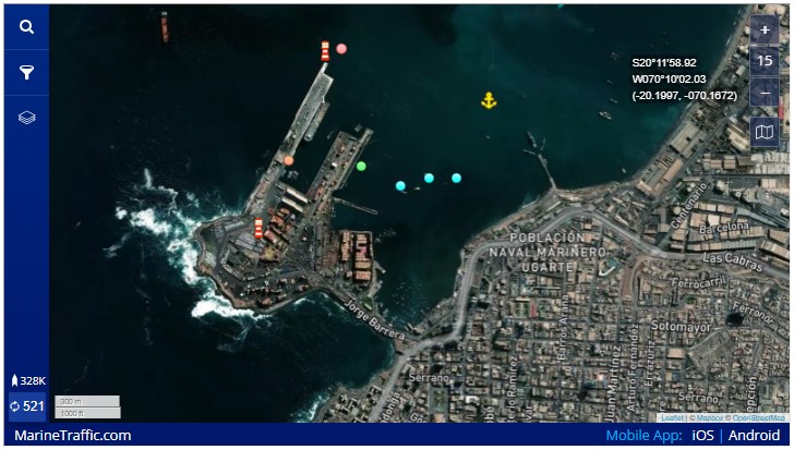 PuertodeIquique's tweet photo. #EstadoPuerto | 25° en #PuertoIquique, En sitio 4 opera nave COCHRANE.
Más información a través del sitio web :
👉 https://t.co/2X9JlPUJ3z
#Iquique #sepchile @sepchile #Chile #RT https://t.co/aL94WsSWcA
