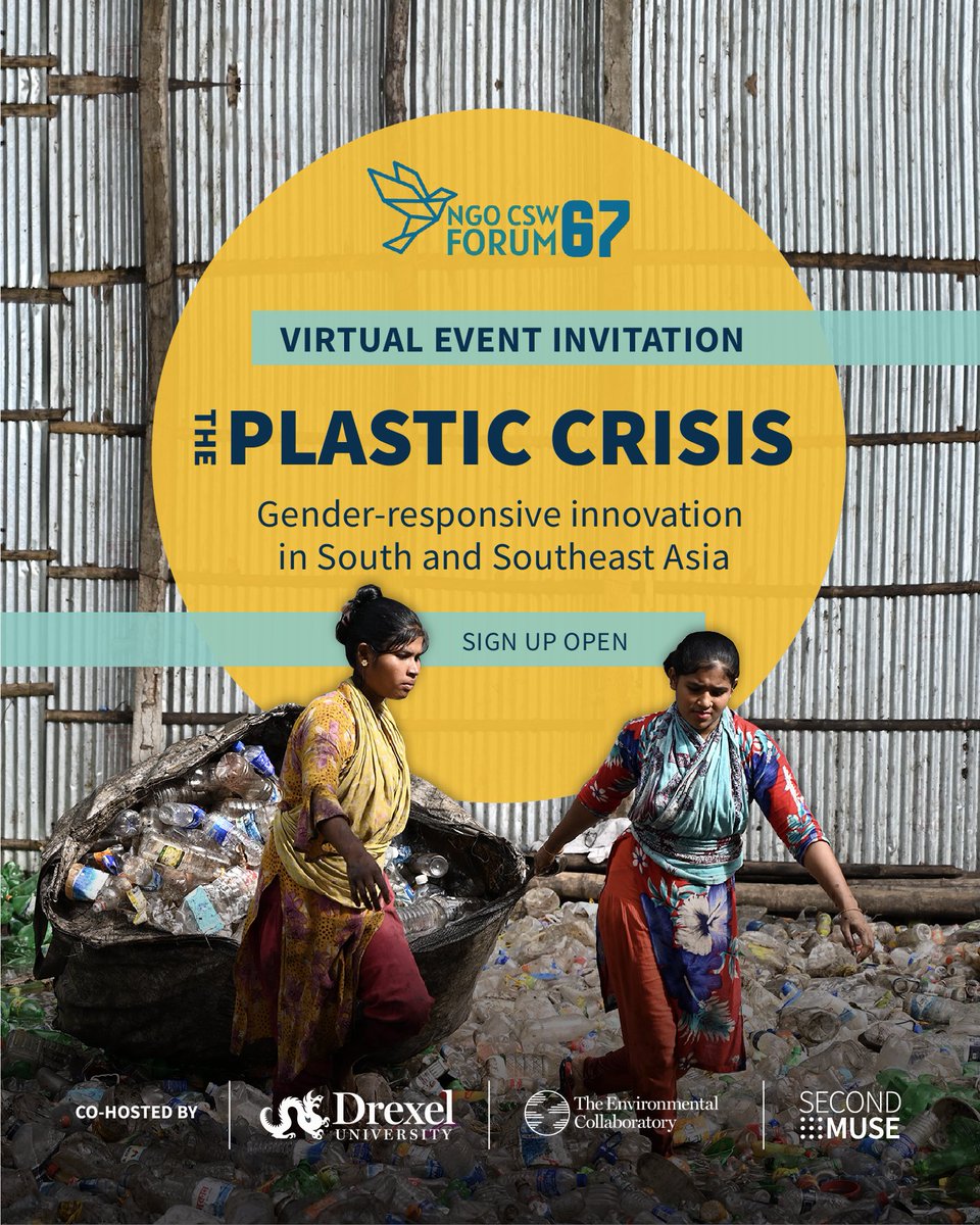 🔊 LAST CALL: Don’t miss out on our upcoming event “The Plastic Crisis: Gender-responsive innovation in South and Southeast Asia” on March 9th at 10am SGT.

Register for free now at lnkd.in/g9aaa3N9.

#wastemanagement #inclusion #sustainability