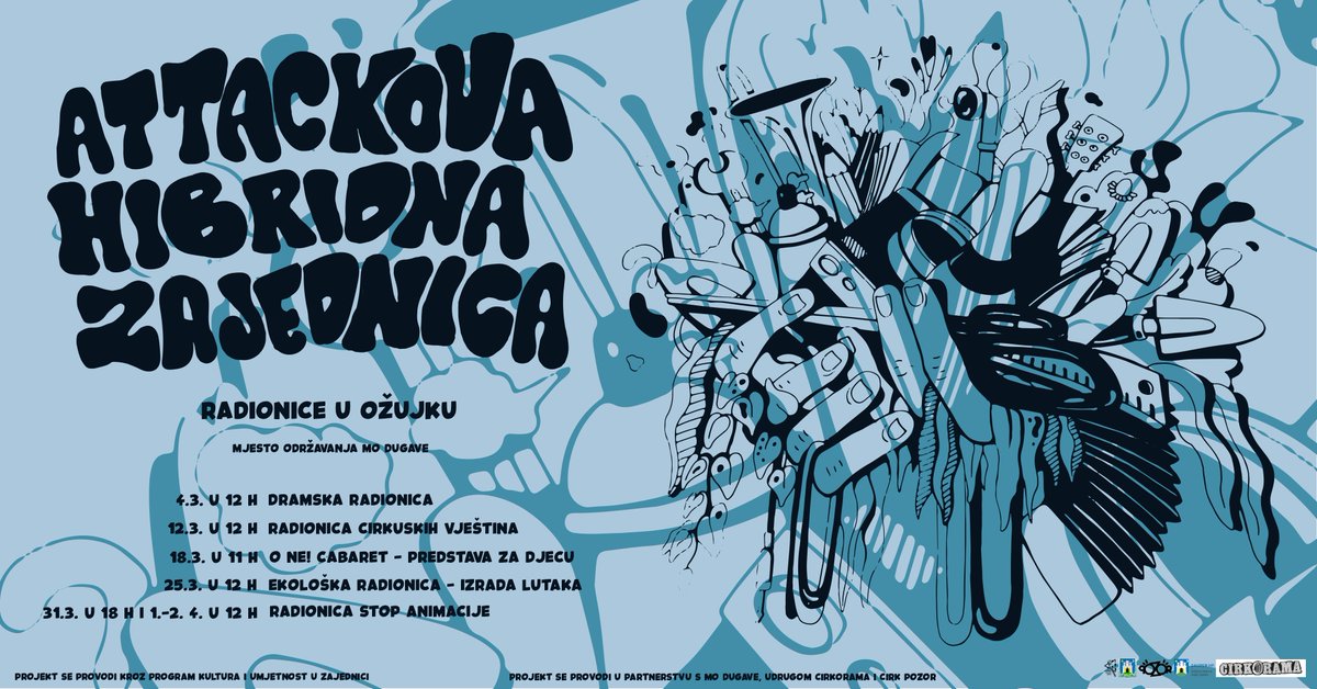AKCAttack's tweet photo. ožujak ponovno nudi razne programe za djecu u Dugavma 👉https://t.co/4uiBxkMYQT https://t.co/5sYU7Ifiib