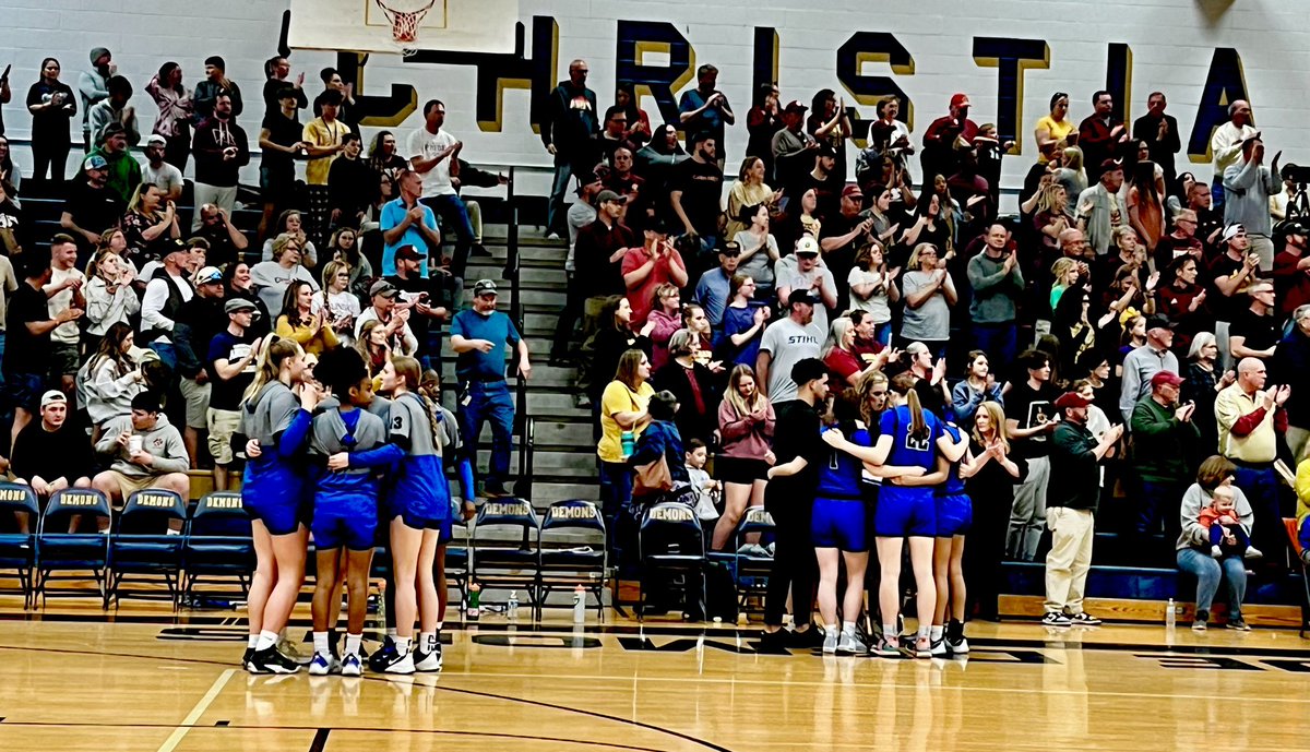 There are no words for what this group of girls means to us. This team is one for the books, dropping a heart breaker last night does not change how proud we are of what they were able to accomplish 26-3 undefeated district record, district tournament champs, regional champs 💙🏀