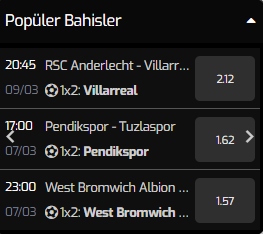 ⚽️Popüler Bahisler Sizi Bekliyor!!

#Restbet ile kazanma şansını yakalayın👉bit.ly/3mwZHhf

#Restbet #bahis