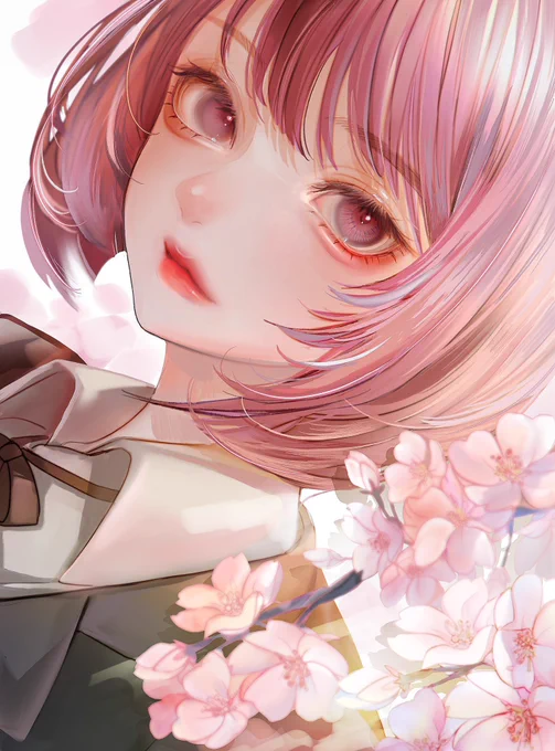 ピンク髪 