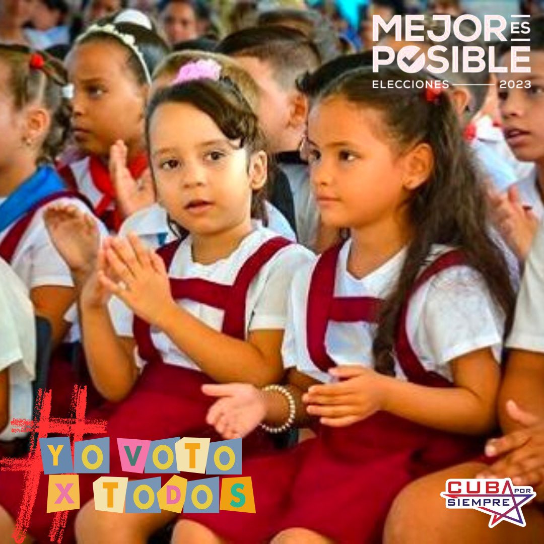 En #Camagüey este 26 de marzo, más de 9 900 pioneros custodiarán las urnas y algo más de 1 600 estudiantes observarán el proceso como colaboradores, para velar por la transparencia y legalidad. #PoderPopular #MejorEsPosible #YoVotoXTodos