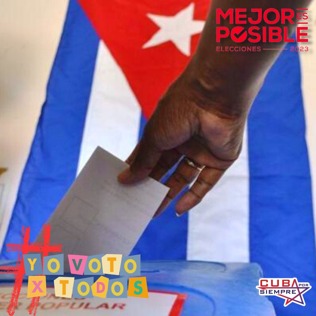 AndresConsejo's tweet photo. Los que somos fieles agradecidos,y amamos a #Cuba confiamos en que #MejorEsPosible, bajo la máxima de #JuntarYVencer, por eso #YoVotoXTodos, y tú?@AndresConsejo #Manzanillo @Drliover @DtoraDpsGranma @DiazCanelB @CapoNapoles @MMarreroCruz @BeltranReynier @YanetsyTerry @CMzllo https://t.co/DIp5MDH34y