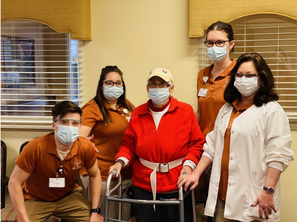 Congratulations on your Graduation from our Therapy 'Almost Home' program, Susan! We wish you the best on your future endeavors with returning home! Please be sure to come back &amp; visit 😉
