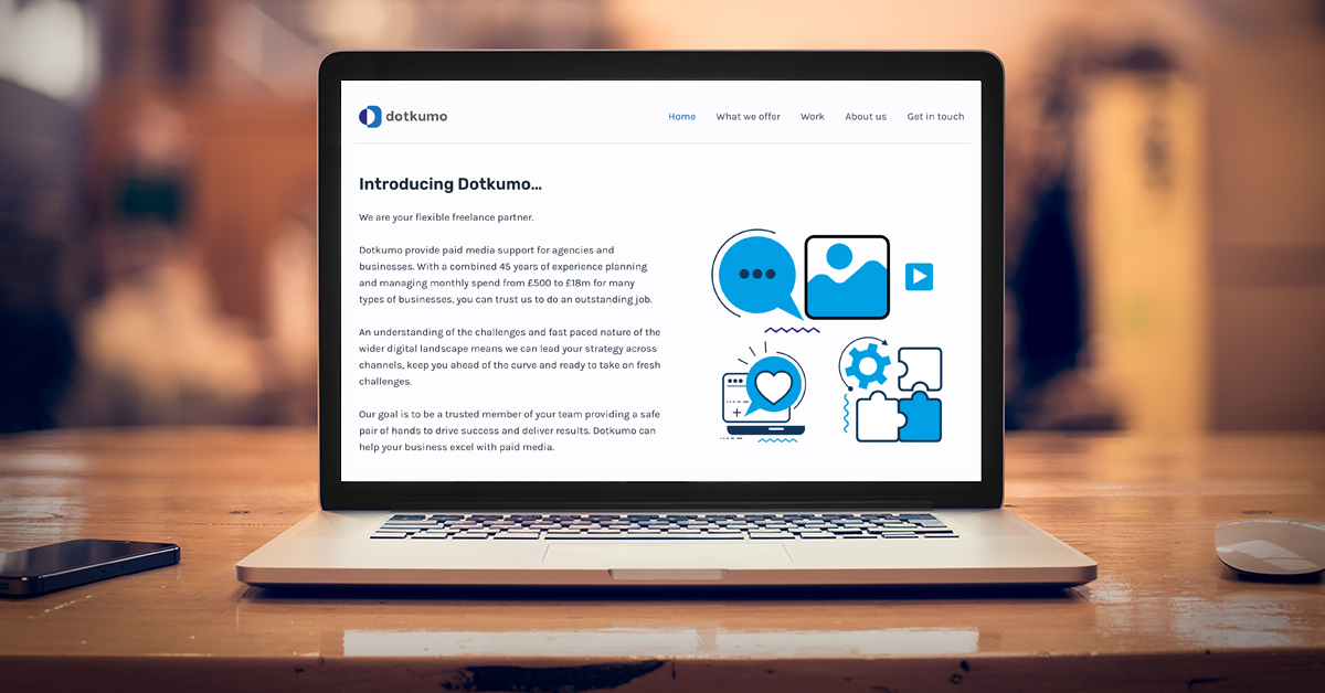 🎉 Dotkumo is now six years old. 🎂 Time really flies when you're having fun! We've been busy working on some exciting projects behind the scenes, and have moved to a new office space in Saltaire. 

Check out our new website today at dotkumo.com