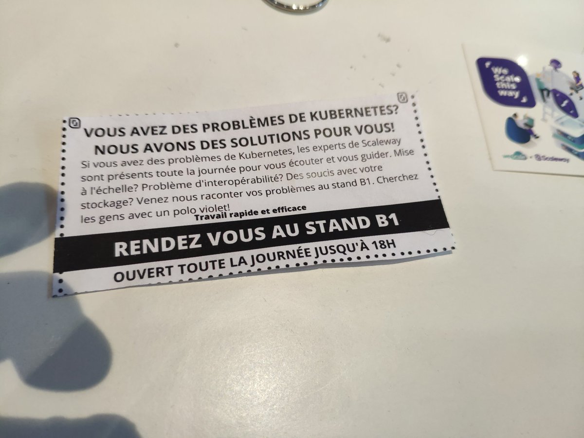 Bravo <a href="/Scaleway/">Scaleway</a> pour la com marabout ! Tant que ce n'est pas de l'arnaque :p