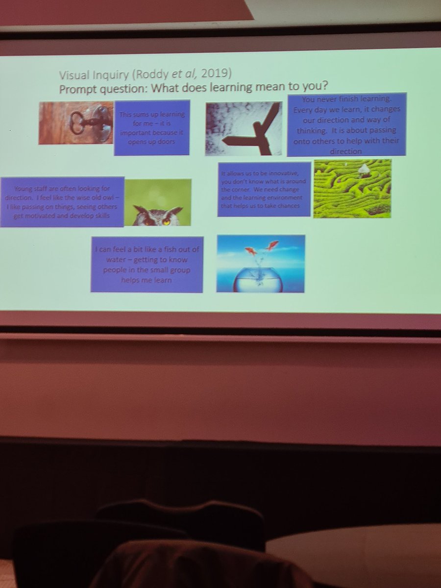 Great to hear Tazmin Mcbride, PHD studies.. exploring what learning means for residents families,staff and students...the importance of relationships for learning! Human connection, sharing stories! 🙌