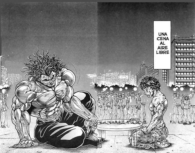 Baki Invisible Dinner / Baki And Yujiro Last Dinner