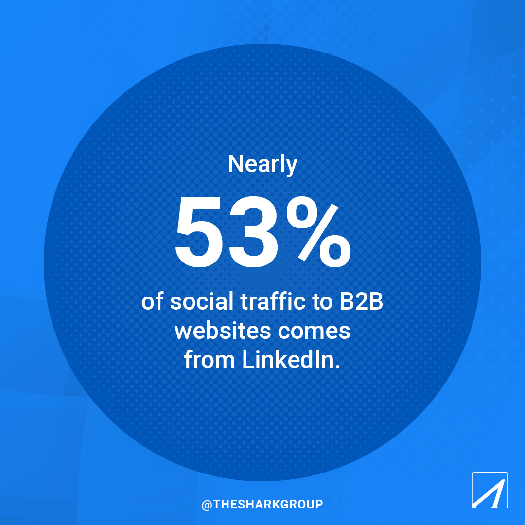 LinkedIn is a powerful platform for businesses to reach and engage with potential customers. According to recent research, 53% of B2B website traffic comes from LinkedIn, making it an essential tool for companies looking to generate leads and build their brand.