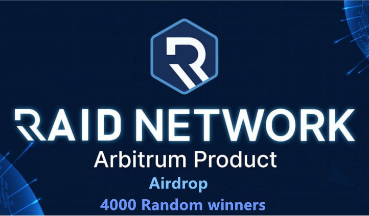New #airdrop: RaidSwap (Random 4000)
Reward: 20 RAID (~$10)
News: Arbitrum
Distribution time: April 20th

🔗Airdrop Link: t.me/RaidSwapAirdro…