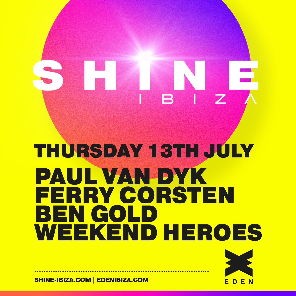 Ibiza is always a good idea.. especially when we get together at @SHINE_Ibiza with @FerryCorsten @BenGoldMusic
and @WeekendHeroes1 👉 swipe.fm/shine-ibiza
#Ibiza #SHINEIbiza