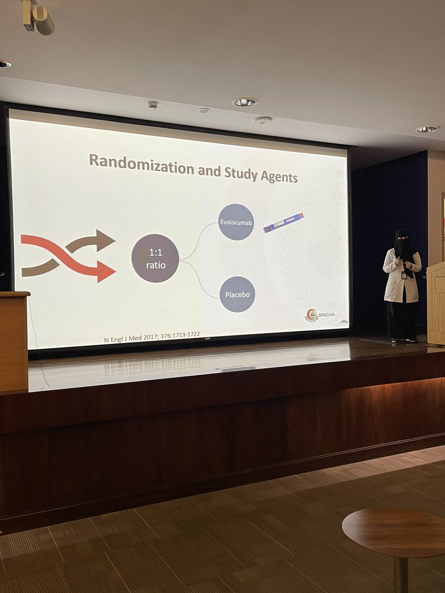 We enjoyed today half day educational activity titled “Restoring Mortality Data of Evolocumab: Is It Time To Think Twice?” presented by Dr. Manal Aljohani, R2 Pharmacy Resident