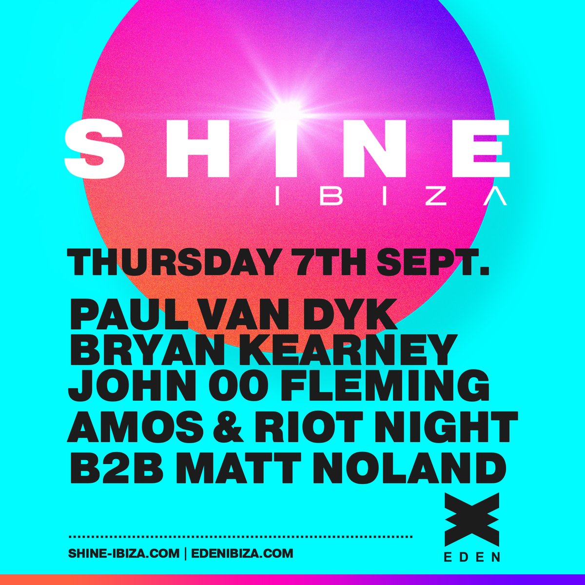 Illuminating the night at @SHINE_Ibiza with @bryankearney @John00fleming
@AmosRiotNight and Matt Noland 👉 swipe.fm/shine-ibiza
#Ibiza #SHINEIbiza