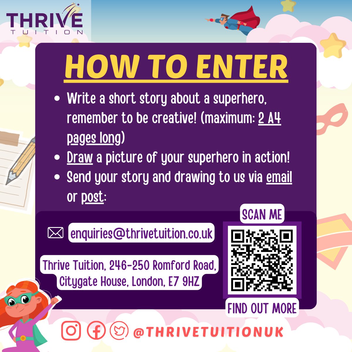 ThriveTuitionUK's tweet photo. How to enter the competition 👇 https://t.co/5pukAMn41p