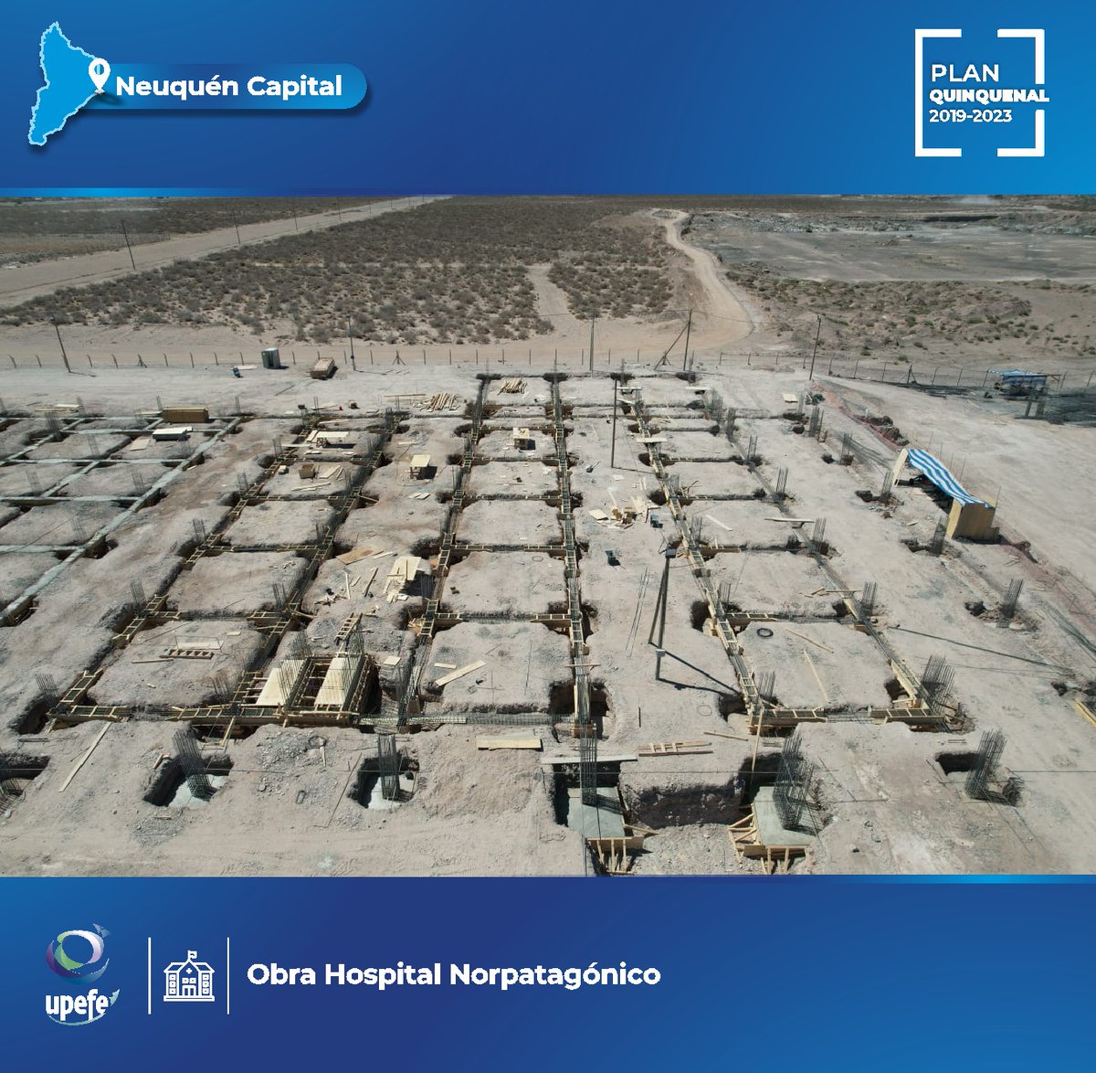OmarGutierrezOk's tweet photo. ¡Buen día!
Así avanza el hospital Norpatagónico, ¡mirá!
Más de 200 personas trabajando en la construcción del módulo 5, que contará con
🚑servicio de emergencia
👣hospital pediátrico y
🩺unidad quirúrgica
para fortalecer el sistema de salud provincial y regional. ¡Bravo! 👏🏼 https://t.co/xELzB00ScI