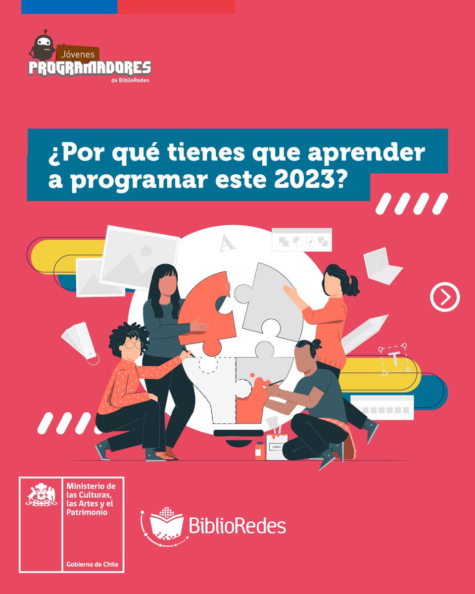 JProgramadores's tweet image. Cuenta con nuevas habilidades aprendiendo los distintos lenguajes de código y programación. Un plus a tus conocimientos y más oportunidades en distintos ámbitos de tu vida. Sólo necesitas tener las ganas de aprender.  Inscríbete a nuestros cursos👉 jovenesprogramadores.cl