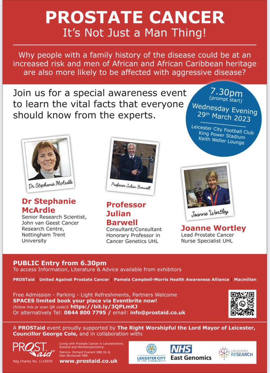 jomlowry's tweet image. Come and join us on Wednesday 29th March 2023 for a special awareness event to learn the vital facts from our panel of experts.
Register for the event here: bit.ly/3QPLmKJ