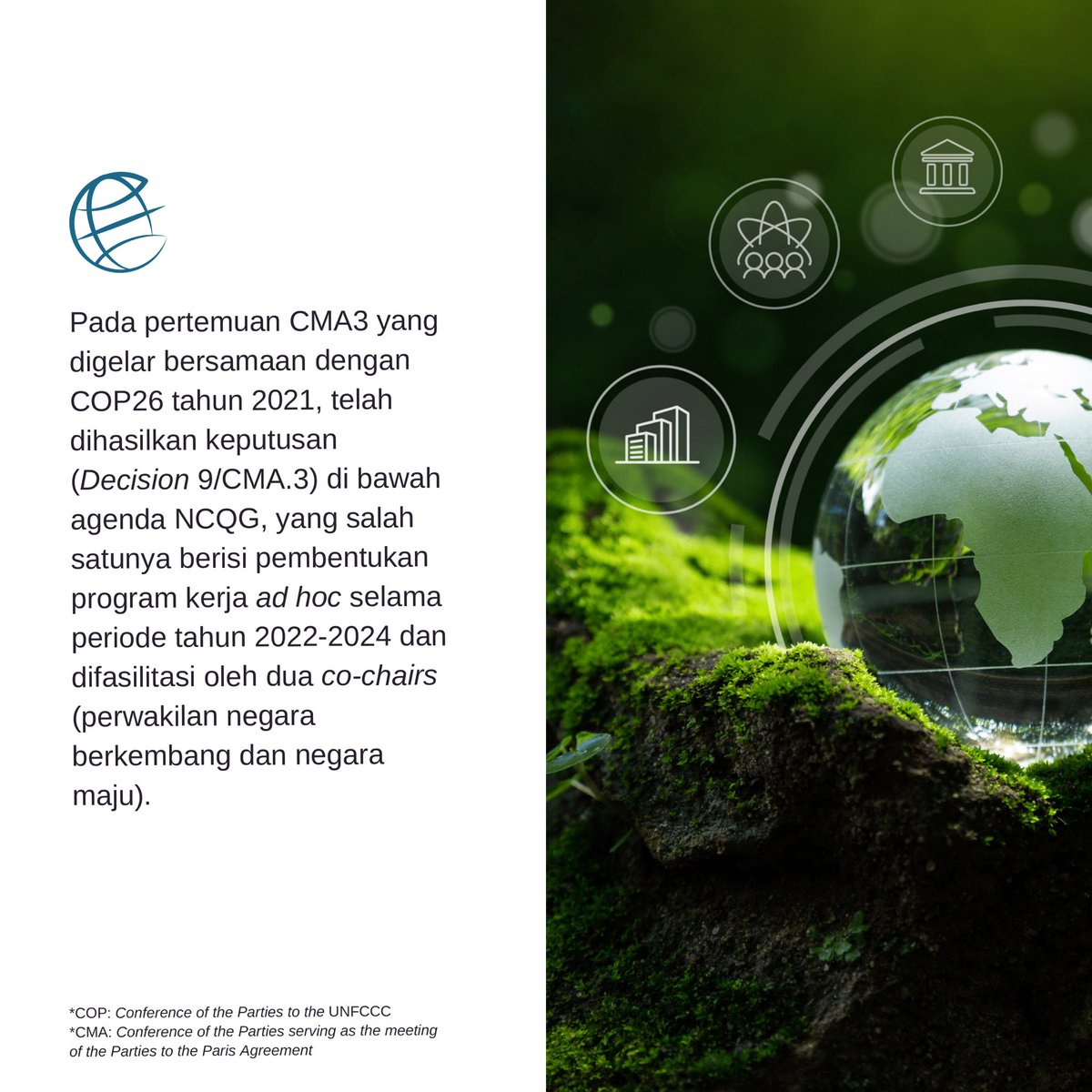 irid_ind's tweet photo. Berdasarkan hasil pertemuan CMA3, telah dihasilkan keputusan di bawah agenda NCQG. Salah satu keputusan didalamnya memuat pembentukan program kerja ad hoc. 

Apa saja kegiatan dalam program kerja ad hoc tersebut? Yuk kita simak dalam postingan berikut. 

#NCQG #pendanaaniklim https://t.co/PBjDrlz2dO