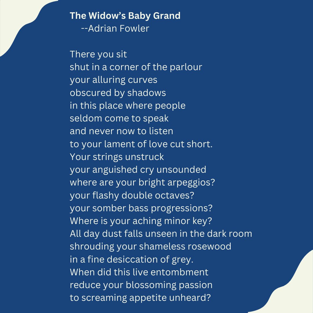 Our launch is TONIGHT! 8pm at the Rotary Arts Centre in Corner Brook. We have a great lineup of readers, including Adrian Fowler, whose poem "The Widow's Baby Grand" appears in issue I.i. Hope to see you there!