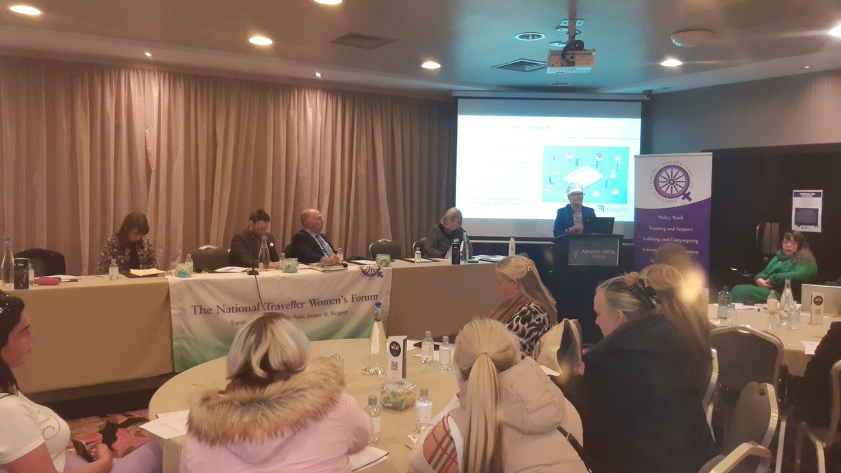 <a href="/IrishPrisons/">Irish Prison Service</a> <a href="/NTWFIRL/">National Traveller Women’s Forum</a> <a href="/itmtrav/">Irish Traveller Movement</a> <a href="/PaveePoint/">Pavee Point</a> <a href="/CourtsServiceIE/">Courts Service of Ireland</a> <a href="/AkiDwA/">AkiDwA</a> <a href="/ExchangeHouseIr/">ExchangeHouseIreland</a> <a href="/SouthsideTrav/">Southside Travellers</a> <a href="/ITAJinUL/">Irish Travellers’ Access to Justice</a> <a href="/TravellersMH/">National Traveller Mental Health Network</a> Deirdre Moore <a href="/CourtsServiceIE/">Courts Service of Ireland</a> spoke about the  reliance on bureaucratic systems <a href="/NTWFIRL/">National Traveller Women’s Forum</a> conference on #TravellerWomen in the Criminal Justice System

"We have learned to rely on bureaucratic systems that work for the system rather than the people and women within system" #IDW23