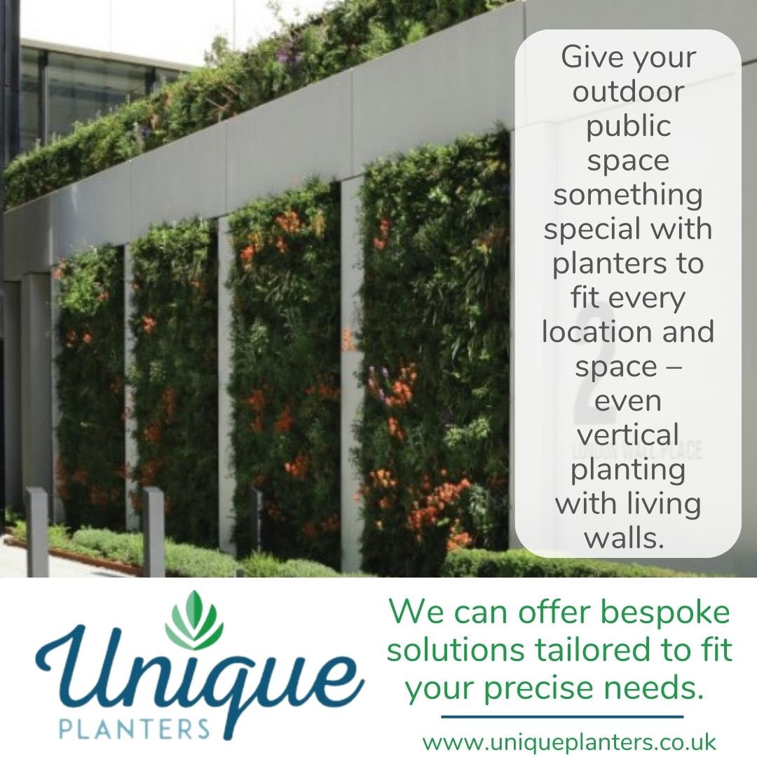 UniquePlanters's tweet photo. Introducing our living walls range! 🤩

Give your outdoor public space something special with planters to fit every location and space

Our planters are made from Composite Technology, which is recycled PET and which comes from recycled plastic. 

https://t.co/bzzbd4etWO https://t.co/RrcFBOsNNe